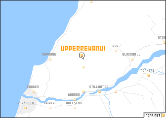 map of Upper Rewanui