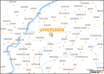 map of Upper Saama