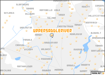 map of Upper Saddle River