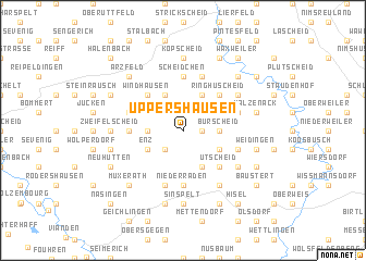 map of Uppershausen