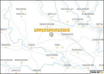 map of Upper Springrove