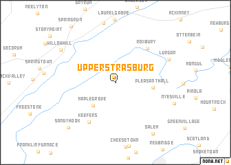 map of Upper Strasburg