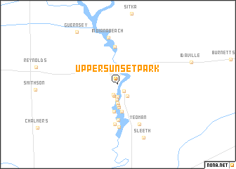 map of Upper Sunset Park