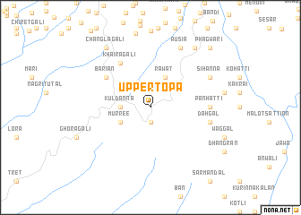 map of Upper Topa