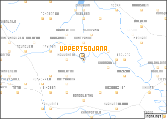 map of Upper Tsojana