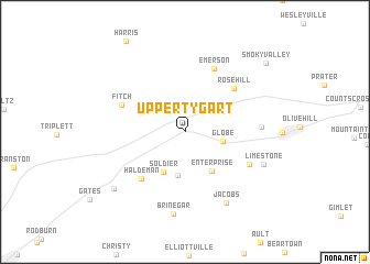 map of Upper Tygart