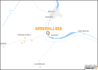 map of Upper Village