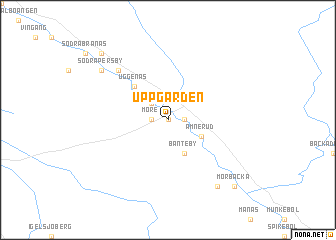 map of Uppgården