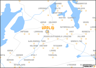 map of Upplid