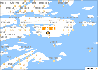 map of Uppnäs