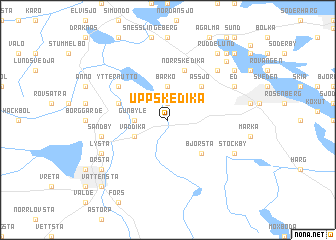 map of Uppskedika