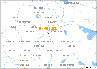 map of Upputūru