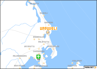 map of Uppuveli