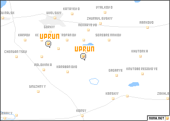 map of Uprun