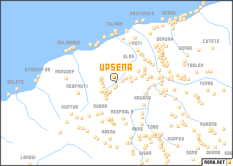 map of Upsena