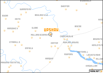 map of Upshaw