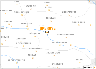map of Upskoye