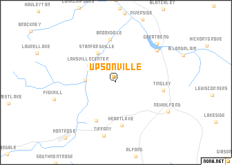 map of Upsonville