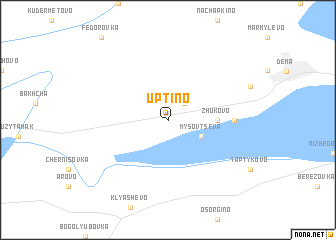 map of Uptino