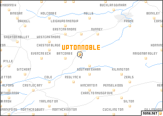 map of Upton Noble