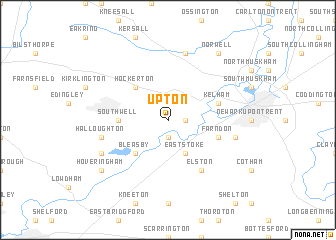 map of Upton