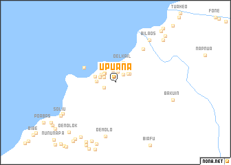 map of Upuana