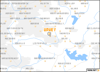 map of Upwey