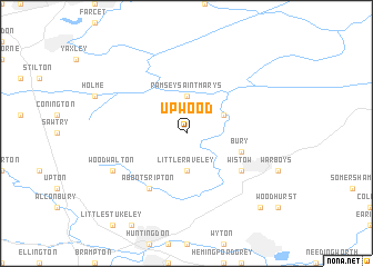 map of Upwood