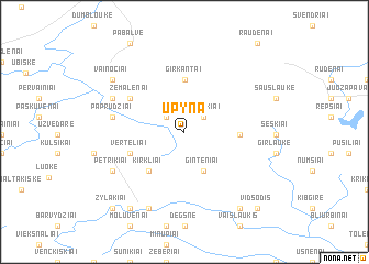 map of Upyna