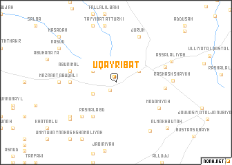 map of ‘Uqayribāt
