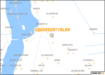 map of ‘Uqūd as Sayyālah