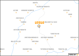 map of Urada