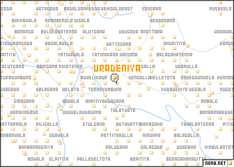 map of Uradeniya