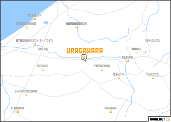 map of Uragawara