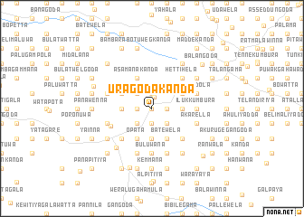 map of Uragodakanda