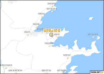 map of Urajiro