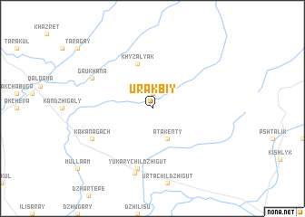 map of Urak-Biy