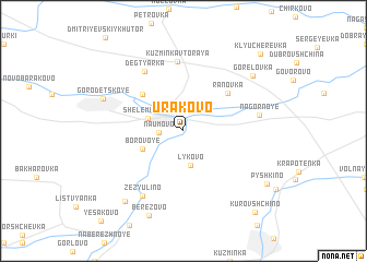 map of Urakovo