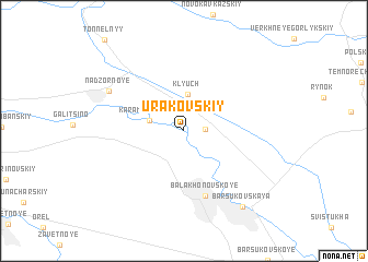 map of Urakovskiy