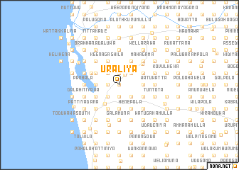 map of Uraliya