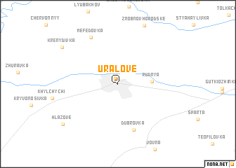 map of Uralove