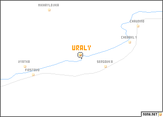 map of Uraly