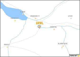 map of Ural