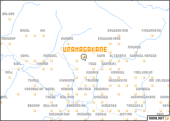 map of Uramagakane