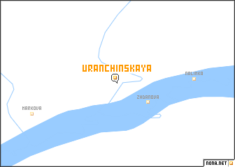 map of Uranchinskaya