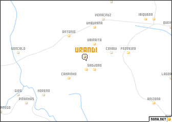 map of Urandi