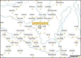map of Urandorie