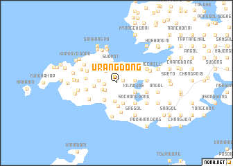 map of Urang-dong