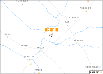 map of Urania