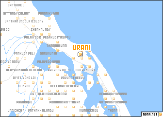 map of Urani